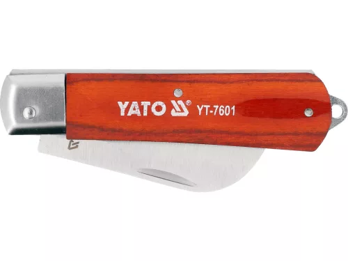 YATO Összecsukható ívelt pengés zsebkés 75mm (YT-7601)