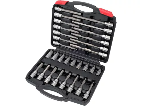 YATO Imbusz bit dugókulcs készlet 1/2”, 5–19 mm, 30 részes (YT-77540)