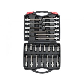   YATO BIT DUGÓKULCS KÉSZLET 26 RÉSZES 1/2" SPLINE (YT-77542)