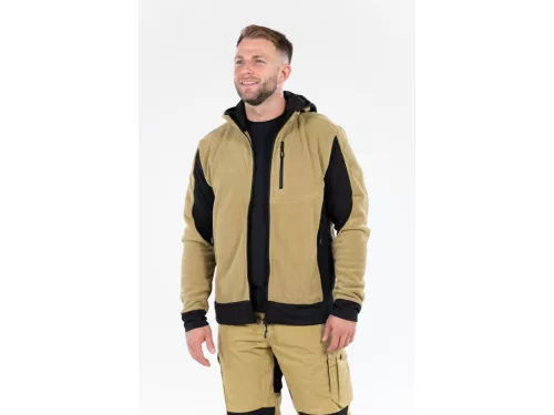 YATO POLÁR KAPUCNIS DZSEKI SARNA KHAKI, 3XL  (YT-79199)