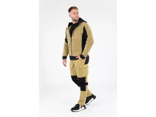 YATO POLÁR KAPUCNIS DZSEKI SARNA KHAKI, 3XL  (YT-79199)