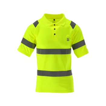   YATO "ORIOLUS" Jól láthatósági galléros póló (Polo), fluoreszkáló sárga, XL-es méret  (YT-79413)