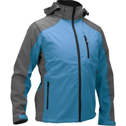 YATO Softshell kabát kapucnival kék (YT-79560)