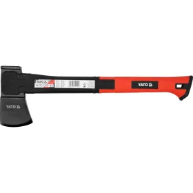   YATO Ácsfejsze / balta 1000 g, 440 mm-es üvegszál-erősítésű kompozit nyéllel, C45 acél fejjel (YT-79971)