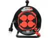 YATO Kábeldob 20 m, 4 aljzattal, 3G1,5 mm² H05RR-F vezetékkel  (YT-81052)