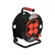YATO Kültéri kábeldob 30 m – 4 aljzat, H05RR-F 3×1,5 mm², IP44 (YT-81053)
