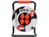 YATO Kültéri kábeldob 30 m – 4 aljzat, 3G2,5 mm², IP44 (YT-8106)