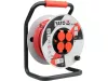 YATO Kültéri kábeldob 30 m – 4 aljzat, 3G2,5 mm², IP44 (YT-8106)