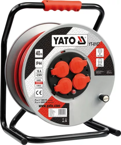 YATO Kábeldob 40m 3x2,5mm2 (YT-8107)
