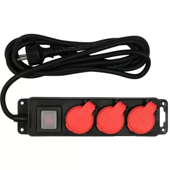   YATO ELEKTROMOS HOSSZABBÍTÓ 3M 3 X 1,5 MM 3-AS ELOSZTÓ KAPCSOLÓVAL (YT-81240)