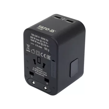 YATO UTAZÓ ADAPTER ÉS TÖLTŐ 65W (YT-81303)