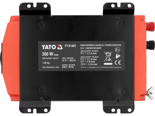 YATO Feszültség átalakító 300 W(YT-81481)
