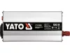 YATO Autós feszültségáttalakító inverter 12 V / 230 V, 500 W, 1000 W csúcsteljesítmény (YT-81490)