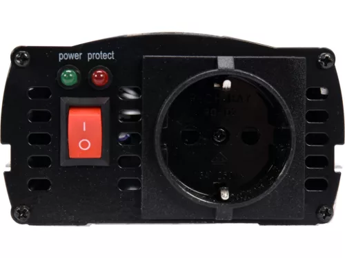 YATO Autós feszültségáttalakító inverter 12 V / 230 V, 500 W, 1000 W csúcsteljesítmény (YT-81490)