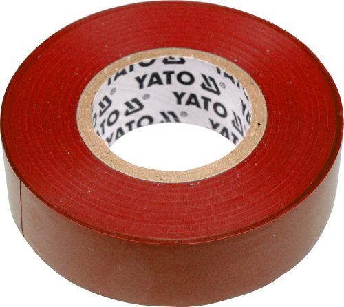 YATO Szigetelőszalag 19 x 0,13 mm x 20 m piros  (YT-8166)