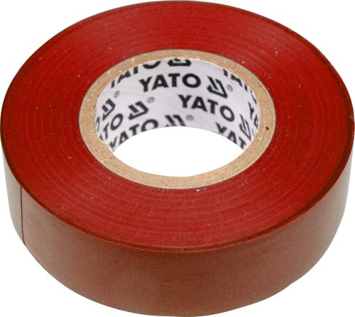 YATO Szigetelőszalag 19 x 0,13 mm x 20 m piros (YT-8166)