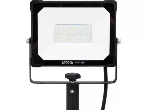 YATO LED reflektor állvánnyal, 30 W, 2850 lm, IP65, 0,59–1,22 m (YT-818161)