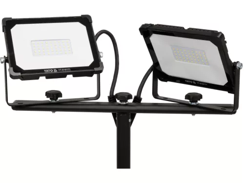 YATO LED reflektor állvánnyal, 2 × 30 W, 5700 lm, IP65, 0,59–1,22 m (YT-818171)
