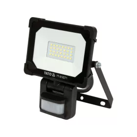   YATO LED reflektor mozgásérzékelővel, 20 W, 1900 lm, IP54, 6500 K (YT-818271)
