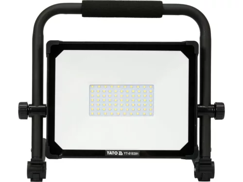 YATO Hordozható LED reflektor állítható hordozókerettel, 50 W, 4750 lm, IP65 (YT-818391)