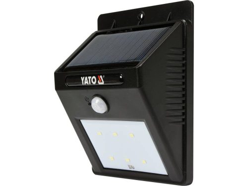 YATO Napelemes fali LED lámpa mozgásérzékelős  (YT-81856)