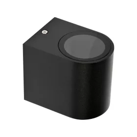   YATO Kültéri fali lámpa GU10 foglalattal, IP44, fekete alumínium (YT-81900)