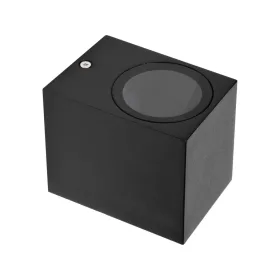   YATO Kültéri fali lámpa 1×GU10 foglalattal, fekete alumínium házzal, IP44 (YT-81901)