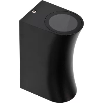   YATO Kültéri fali led lámpa (fekete-alumínium) (YT-81904)