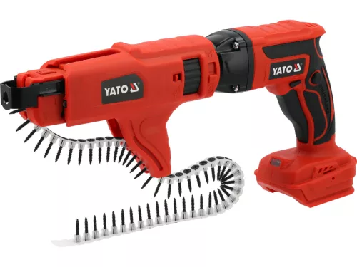 YATO Akkumulátoros gipszkarton csavarozó töltő és akkumulátor nélkül (YT-82076)