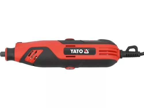 YATO Multifunkciós minicsiszoló 130 W, 10 000–35 000 ford./perc, flexibilis tengellyel, 82 részes tartozékkészlettel (YT-82077)