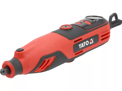 YATO Multifunkciós minicsiszoló 130 W, 10 000–35 000 ford./perc, flexibilis tengellyel, 82 részes tartozékkészlettel (YT-82077)