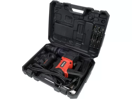YATO Fúrókalapács SDS-Plus befogással, 1100 W, 4,5 J, 3 funkciós, 28 mm betonfúrás (YT-82118)