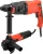 YATO ÜTVE FÚRÓ-VÉSŐ KALAPÁCS SDS-plus, 3,2J,  és SAROKCSISZOLÓ GÉP, 125 mm,  750 Watt, készlet egyben (YT-821200)