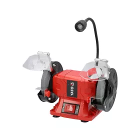   YATO Asztali kettős köszörű 150 W, 125 mm koronggal, LED világítással  (YT-822100)