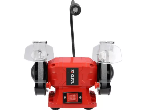 YATO Asztali kettős köszörű 150 W, 125 mm koronggal, LED világítással  (YT-822100)