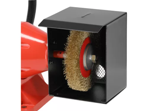 YATO Asztali köszörű köszörű- és drótkoronggal, 520 W, 150 mm, 2980 ford./perc, világítással (YT-822107)
