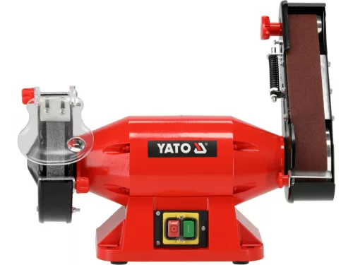 YATO Kombinált asztali köszörű- és szalagcsiszológép 520 W, 150 mm (YT-822110)