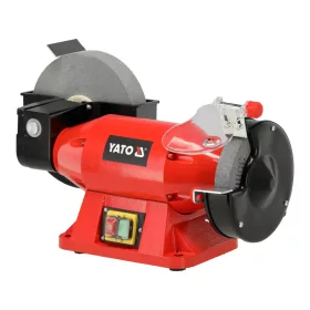   YATO Kettős asztali köszörű 520W, vizes és száraz élezéshez, 150×32 mm / 200×20 mm (YT-822112)