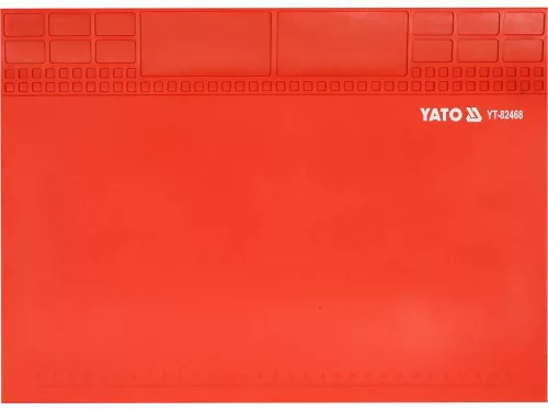 YATO Hőálló szilikon forrasztó alátét 250x350 mm mágneses (YT-82468)