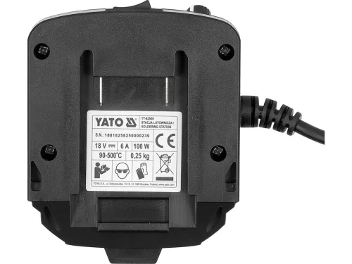 YATO Akkus C245 forrasztóállomás 18 V, géptest, YATO akkumulátor rendszerhez (YT-82500)