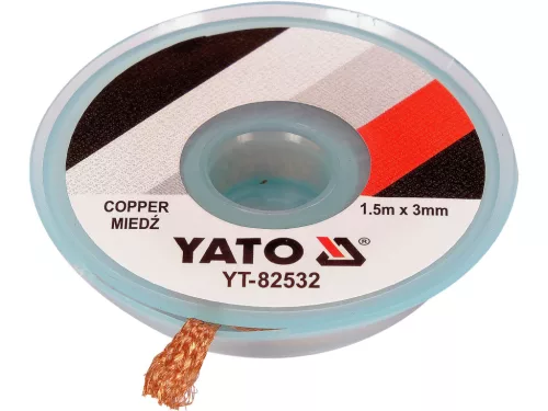 YATO Kiforrasztó szalag 3,0 mm x 1,5 m (YT-82532)