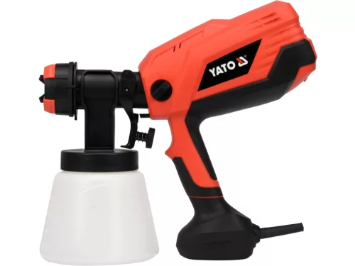 YATO Elektromos nagyteljesítményű ALSÓTARTÁLYOS FESTÉKSZÓRÓ PISZTOLY, 1000 ml, 600 Watt (YT-82553)