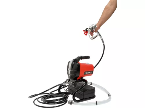 YATO Nagynyomású festékszóró gép 650 W, 207 bar – fal- és mennyezetfestéshez, 1,1 liter/min (YT-82560)