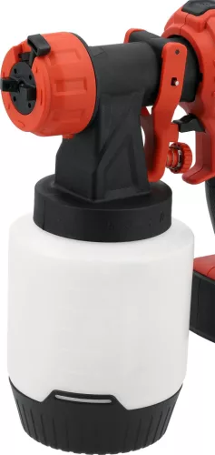 YATO Akkumulátoros festékszóró pisztoly HVLP, 18 V, 1000 ml, 1 l/perc, szénkefe nélküli motorral (YT-82767)