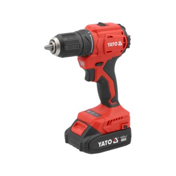   YATO AKKUS FÚRÓ-CSAVAROZÓ 45 NM SZÉNKEFE NÉLKÜLI 18 V (2 X 2,0 AH AKKU + TÖLTŐ) (YT-8277905)