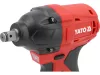 YATO Akkumulátoros ütvecsavarozó 1/2" 350 Nm szénkefe nélküli 18 V (akkumulátor és töltő nélkül) (YT-827792)
