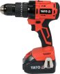 YATO Akkumulátoros fúró-csavarozógép készlet 18V, 75Nm, 2x3,0Ah (YT-82791)