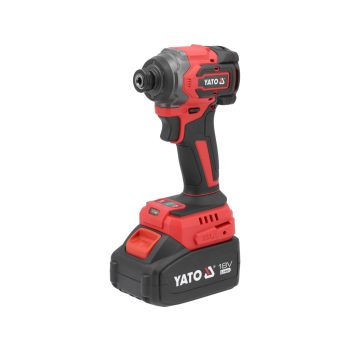   YATO Akkus ütvecsavarozó 1/4" 230 Nm szénkefe nélküli 18 V (1 x 4,0 Ah + töltő)  (YT-82798)