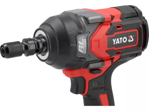 YATO 18V ÜTVECSAVAROZÓ 1/2" 1200 NM 4 AH AKKUMULÁTORRAL, 1/2-1/4 BIT ADAPTERREL (YT-828071)