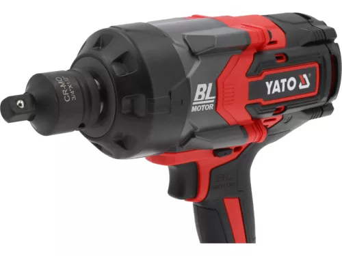 YATO Akkus ütvecsavarozó 3/4” 18V, 2400 Nm, szénkefementes,  géptest (YT-828074)